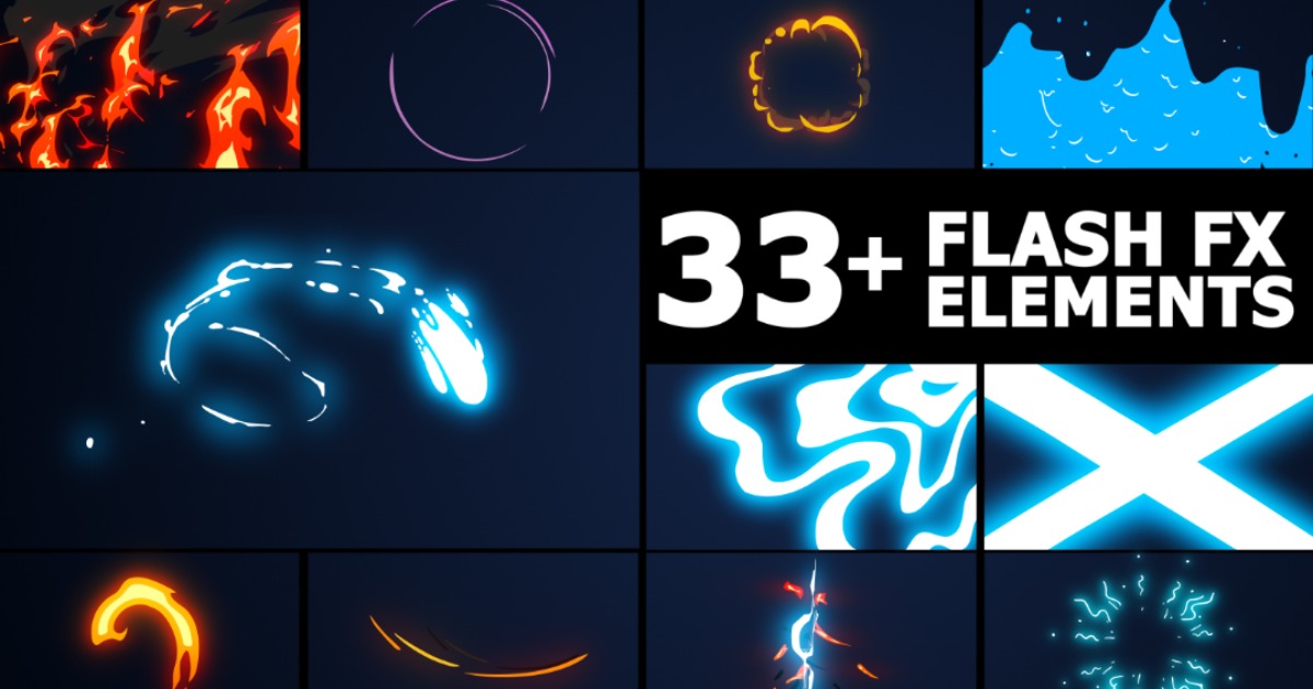 Flash FX Elements Pack #3 | 2D Textures & Materials | Unity Asset Store