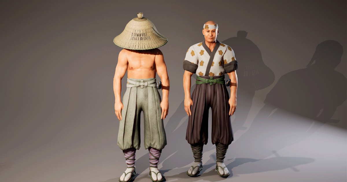Samurai Hiroshi | 3D Characters | Unity Asset Store