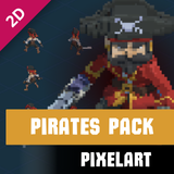Pirate Characters Pack - PixelArt
