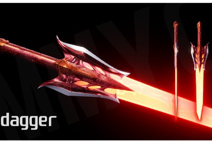 Dagger Stylish Fantasy Weapon