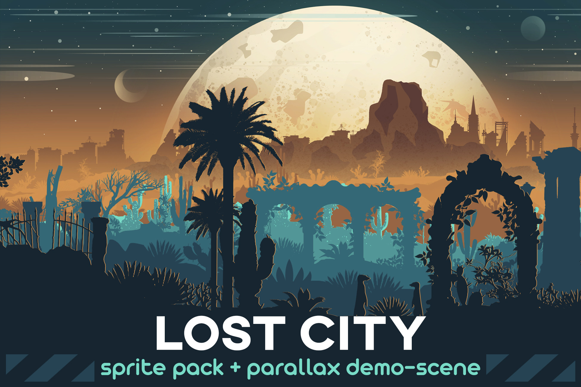 Lost City / Distant Planet | 2D Environments | Unity Asset Store