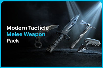 Modern Tactical Melee Weapons Pack