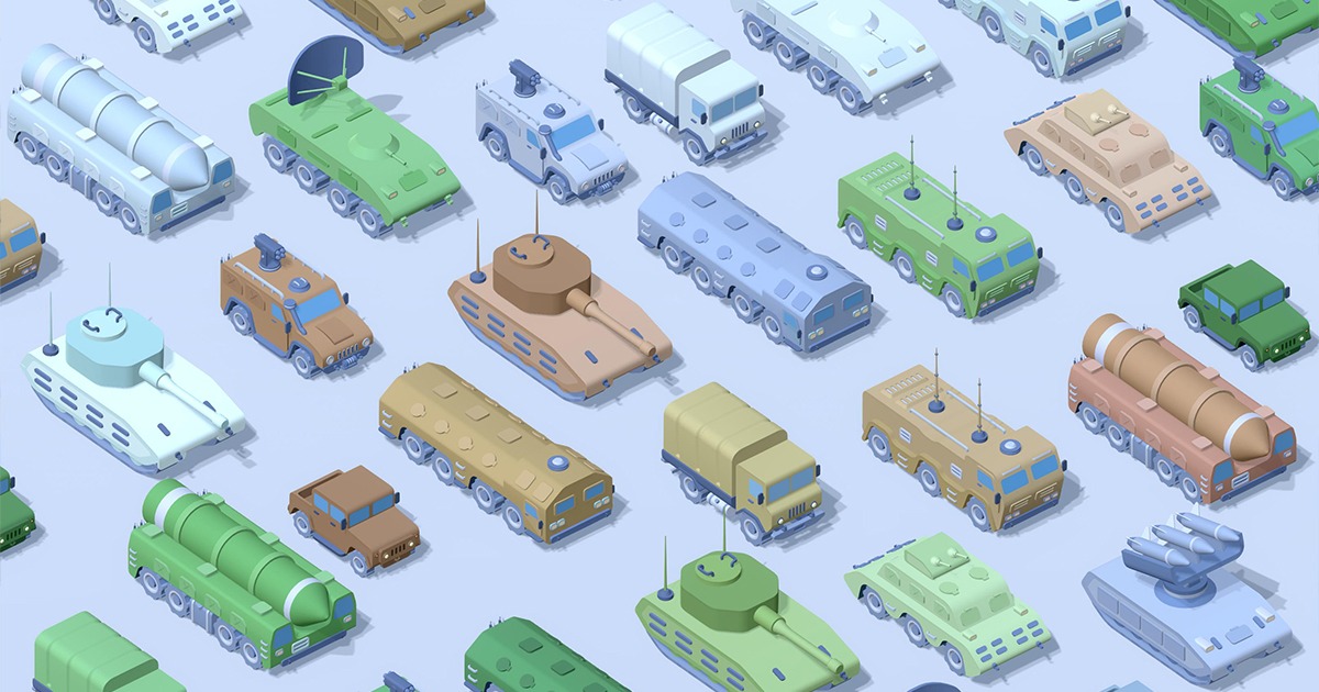 Hyper Casual Military Vehicles | 3D Vehicles | Unity Asset Store