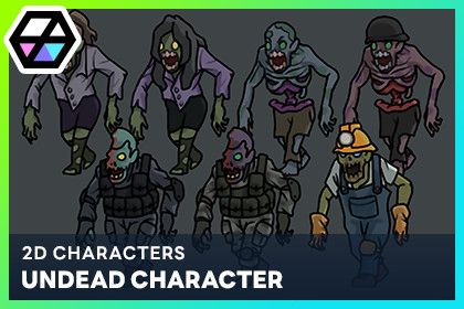 2D Characters - Undead Characters