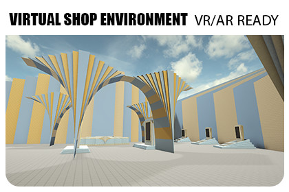 Virtual Shop Environment (Royal Pavilion) – VR/AR Ready