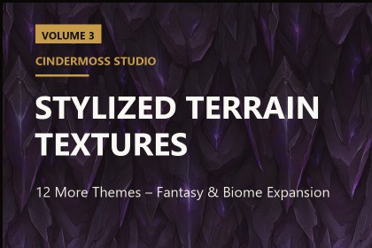 Stylized Terrain Textures - Volume 3