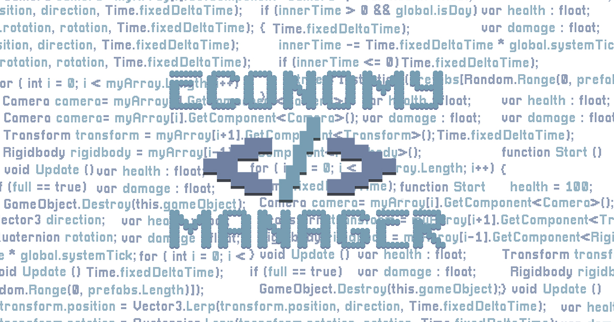 Economy Manager (Full) | GUI Tools | Unity Asset Store