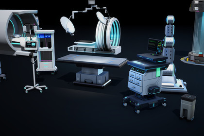 Sci-Fi Hospital Props Vol. 01