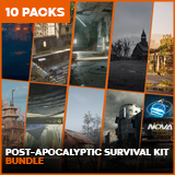 Post-Apocalyptic Survival Kit Bundle (10 Packs)