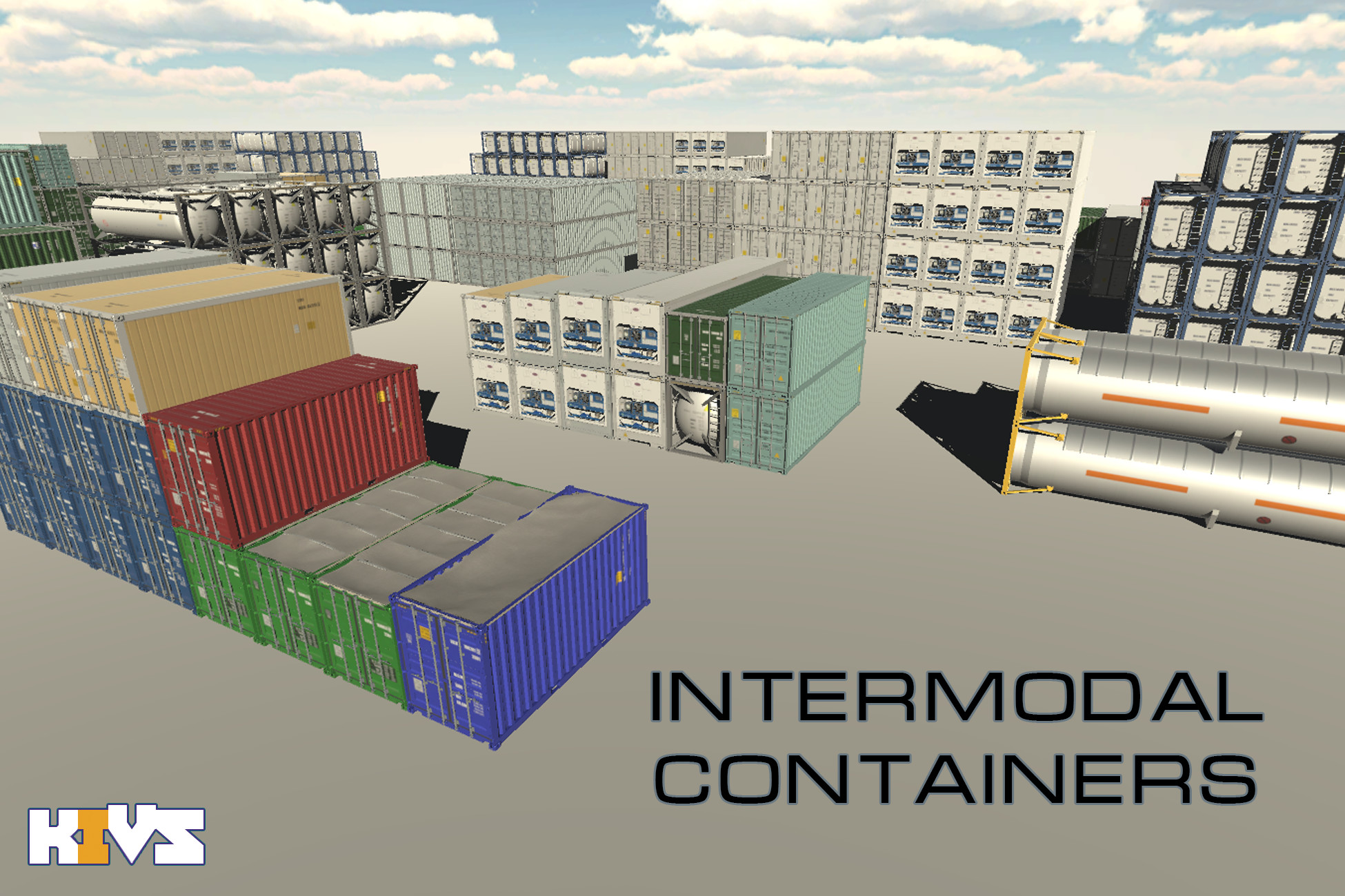 Intermodal containers | 3D Environments | Unity Asset Store