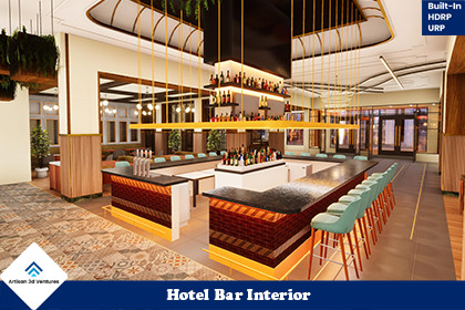 Hotel Wine Bar Interior