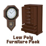 Low Poly Furniture & Interactive Props Pack
