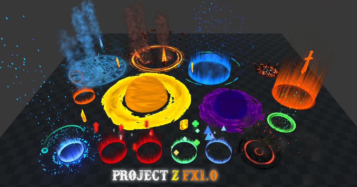 Blue Particles Unity Project Z FX1.0 | VFX Particles | Unity Asset Store