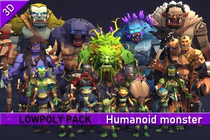 LowpolyPack_Humanoid monster
