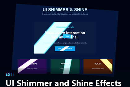 UI Shimmer and Shine Effects