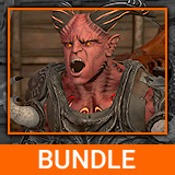 RPG Fantasy Monster Bundle #5 - 4 Horror Fantasy RPG Characters