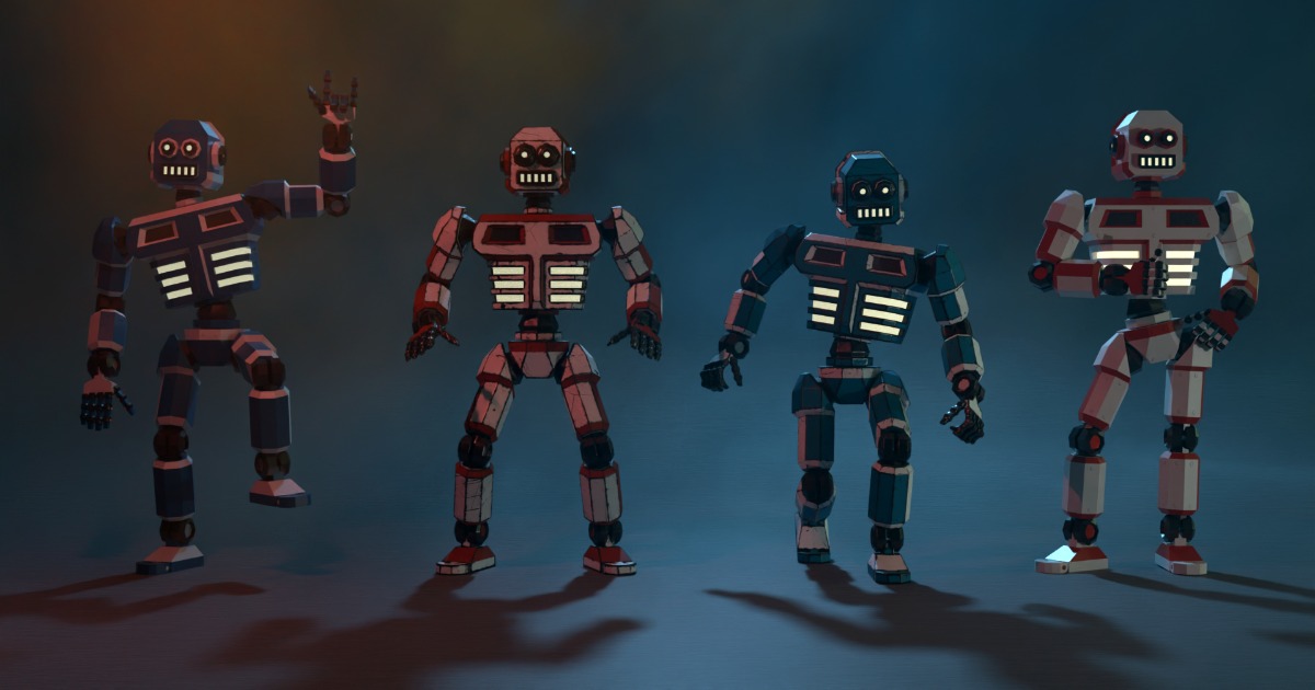 Simple Robot low-poly stylized | 3D Robots | Unity Asset Store