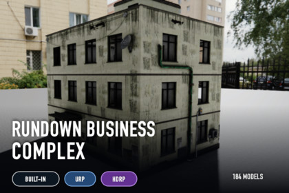 HD Rundown Business Complex (Full Interior + Exterior)