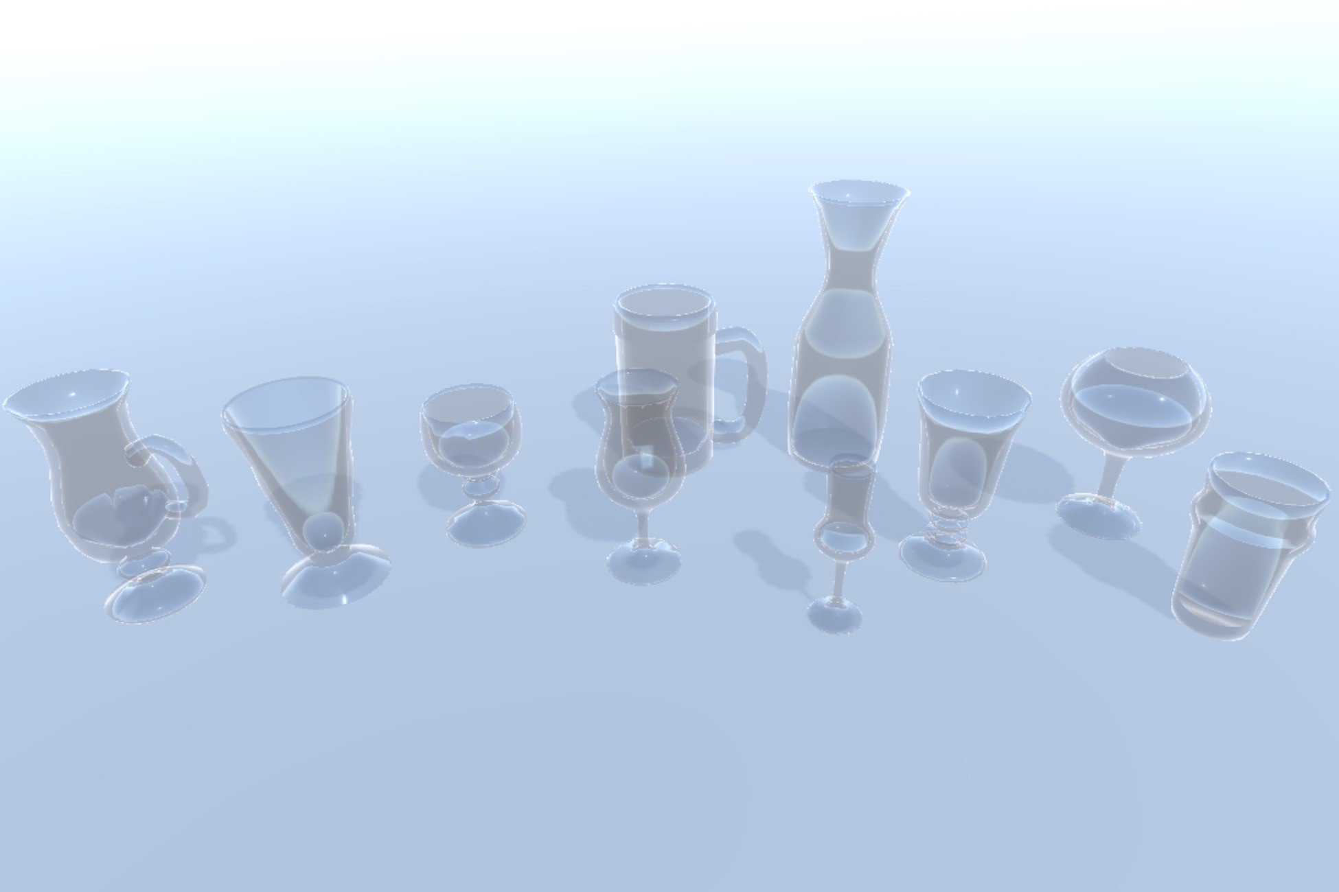 Realistic Glassware - 2 | 3D 인테리어 | Unity Asset Store