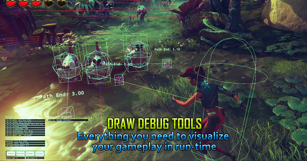 Draw Debug Tools (DDT) | 유틸리티 도구 | Unity Asset Store