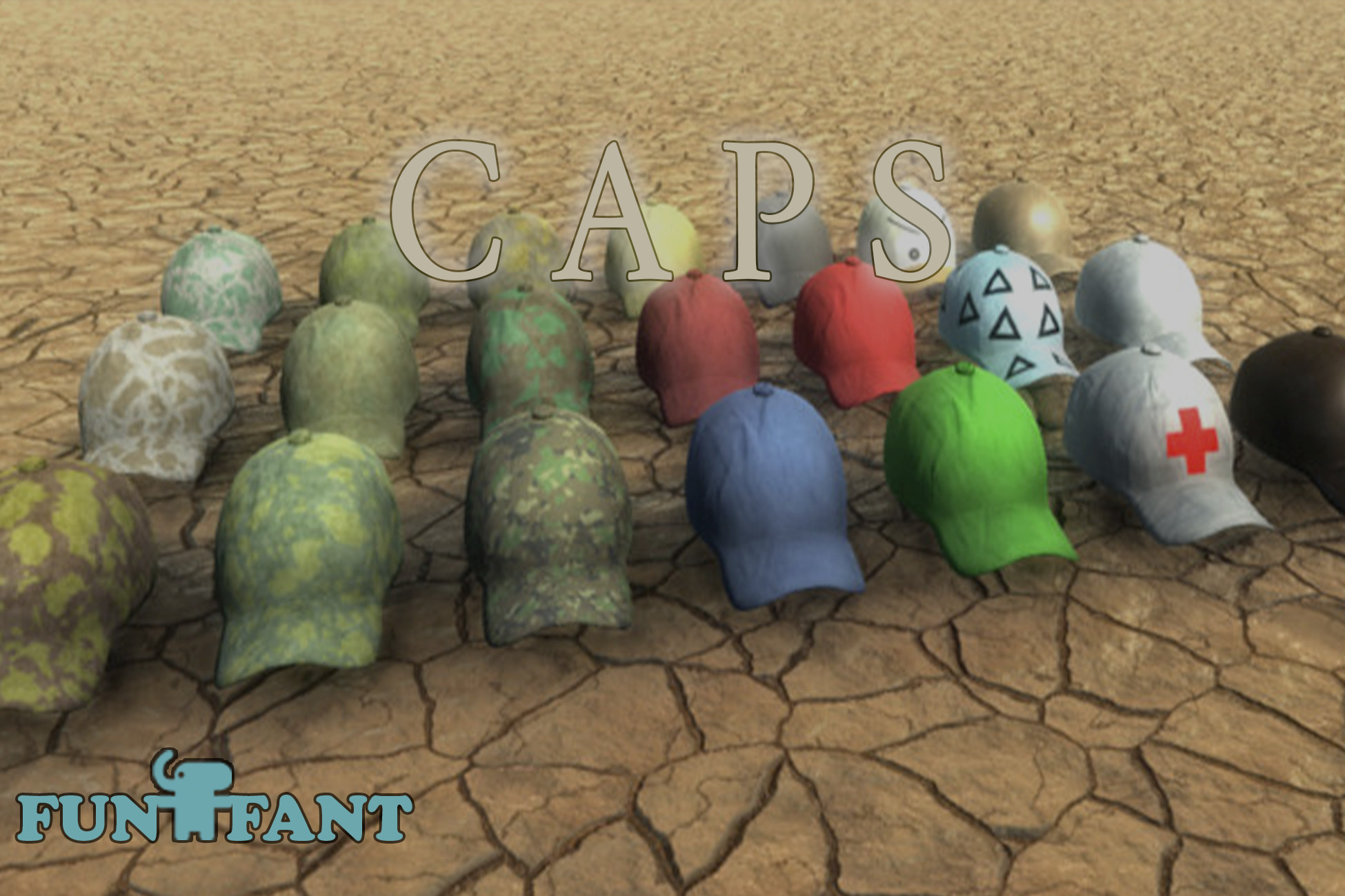 Caps | 3D 의류 | Unity Asset Store