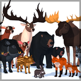 LowPoly Wild Animals