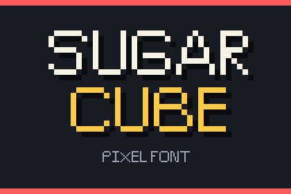 Sugar Cube — 8x8 Pixel Font for Retro Games