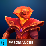 Stylized Fantasy Pyromancer