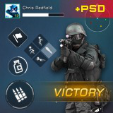 Modern Shooting UI Pack(+PSD)