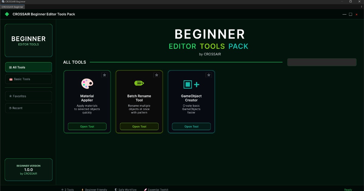 Tools For Unity Beginner Editor Tools Pack | Utilities Tools | Unity Asset Store