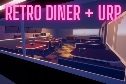Retro Diner - Stylized 3D Restaurant Environment (URP)