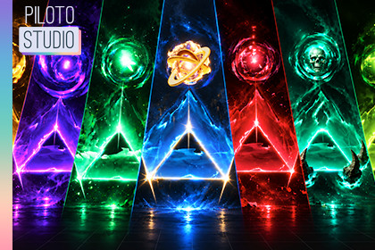 Triangle Burst Magic VFX