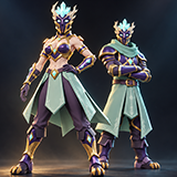 Stylized Modular Characters – Fantasy Mage Pack