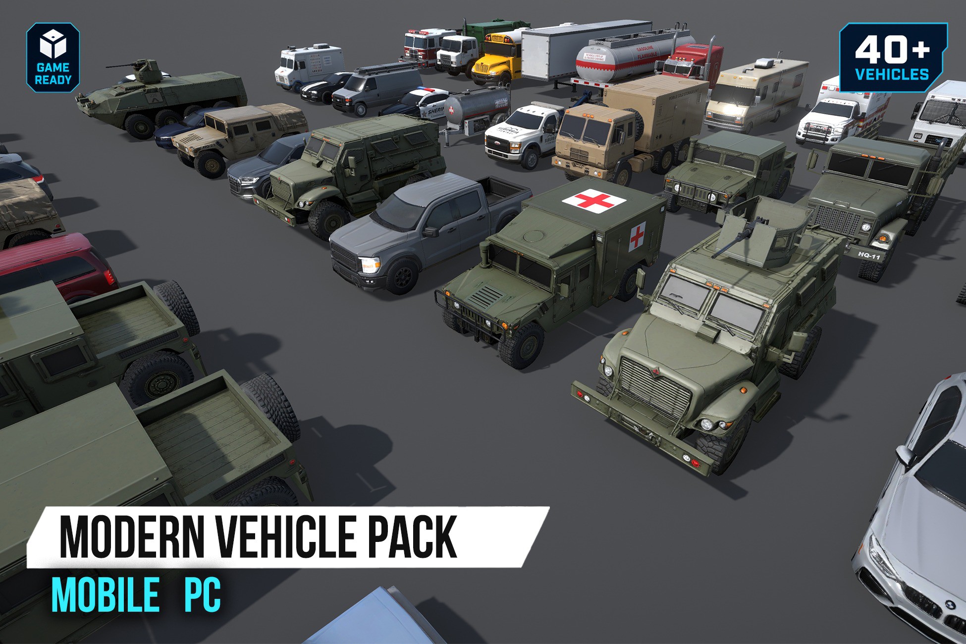 Modern Vehicle Pack (Mobile & PC)