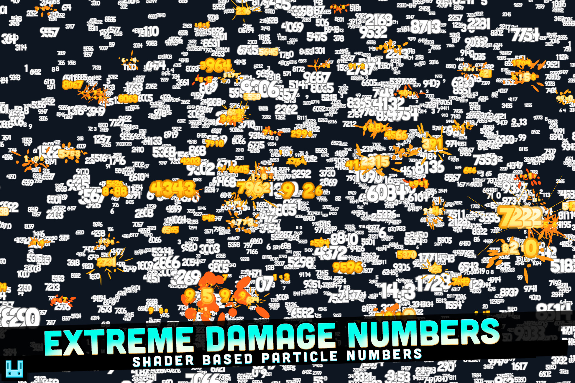 Damage Numbers Extreme Performance | Particles/Effects | Unity Asset Store