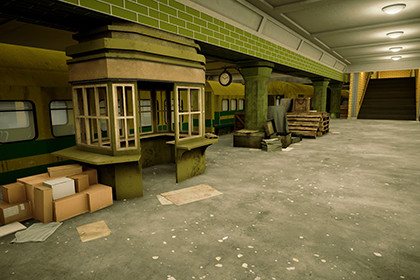 Underground Subway Station -- Modular FPS Environment