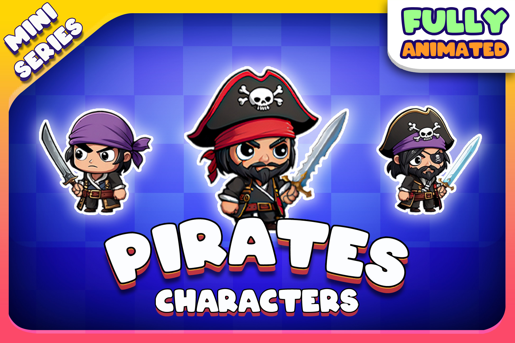 Tiny Pirates 2D Animated Character (Spriter) | 2D Characters | Unity ...