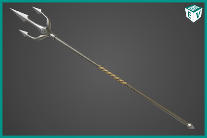 Medieval Trident 03 Silver URP HDRP Textures