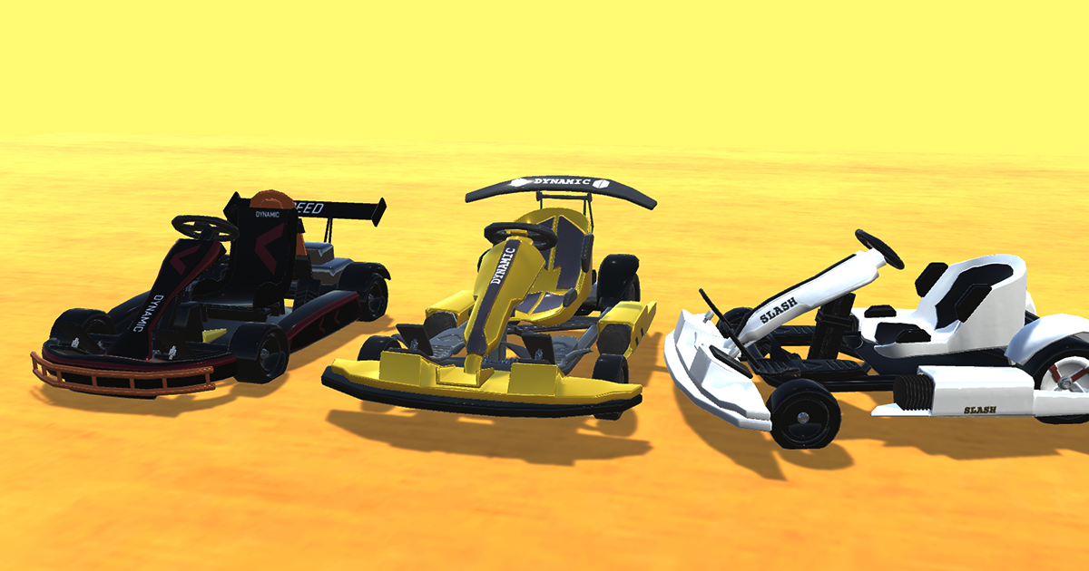 Gokarts SA 3D Land Unity Asset Store