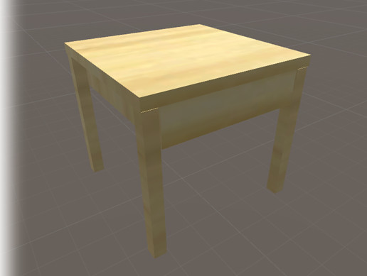Oriental Style Bed Table | 3D Furniture | Unity Asset Store