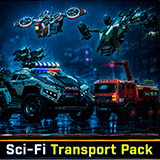 Sci-Fi Transports pack