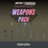 GanzSe FREE Weapons - Fantasy Low Poly Pack