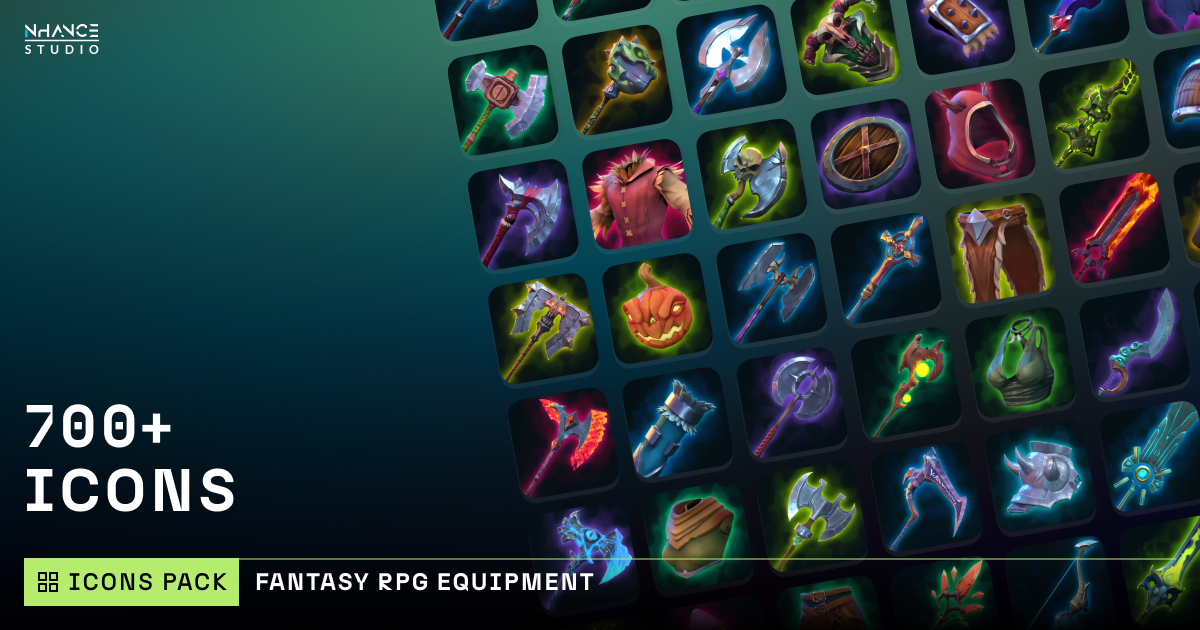 Fantasy RPG Equipment Pack #3 | 2D Icons | Unity Asset Store