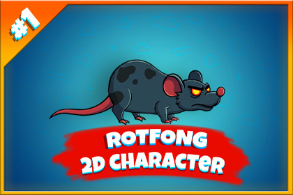 Rotfang 2D Animated Character