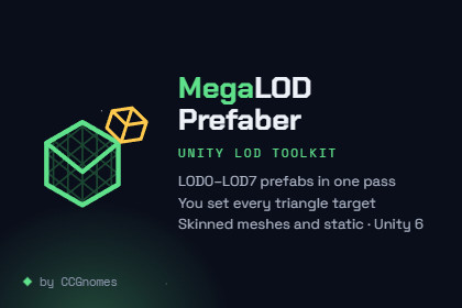 MegaLOD-Prefaber — All-in-One LOD Prefab Builder