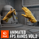 Animated FPS Hands Vol.2