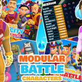 Stylized Battle Characters Pack