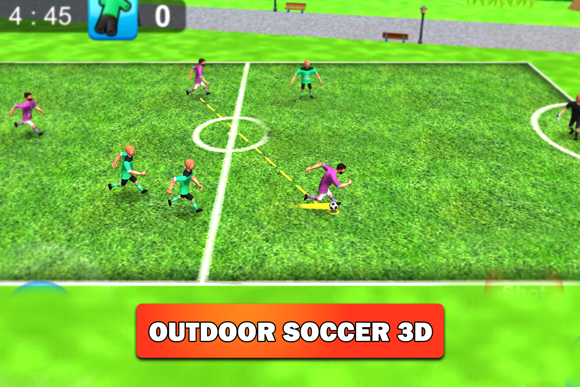 Outdoor Soccer 3D - Game Template, image 1