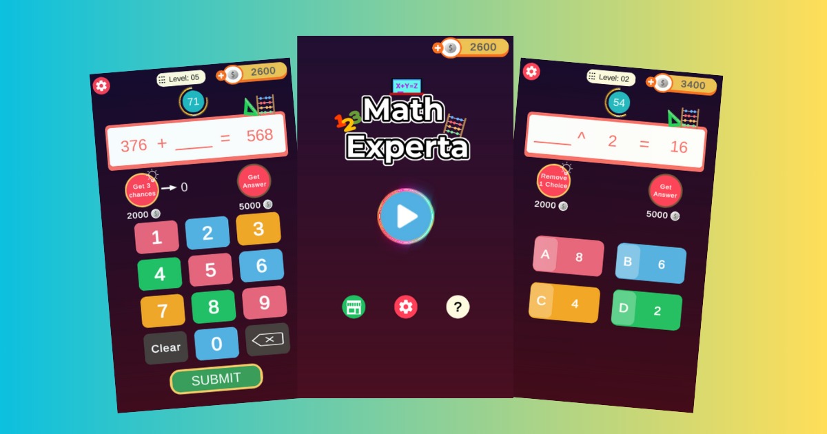 Math Experta - The Math Game Complete Project | Packs | Unity Asset Store