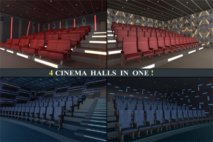Cinema Halls Pack 01